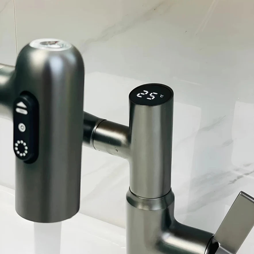 SmartStream | Intelligent Digital Display Bathroom Hot And Cold Basin Faucet