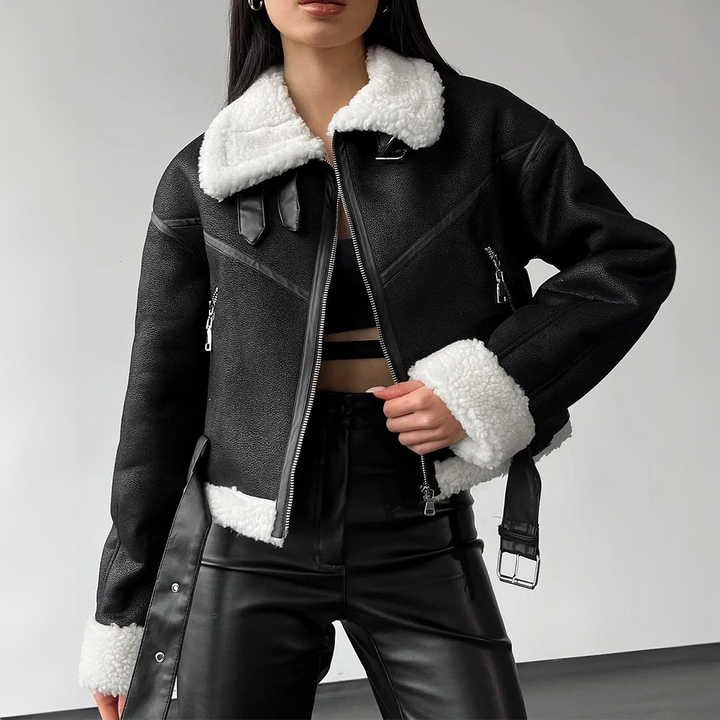 FEMMÉ COUTURE SHERPA EDGE JACKET