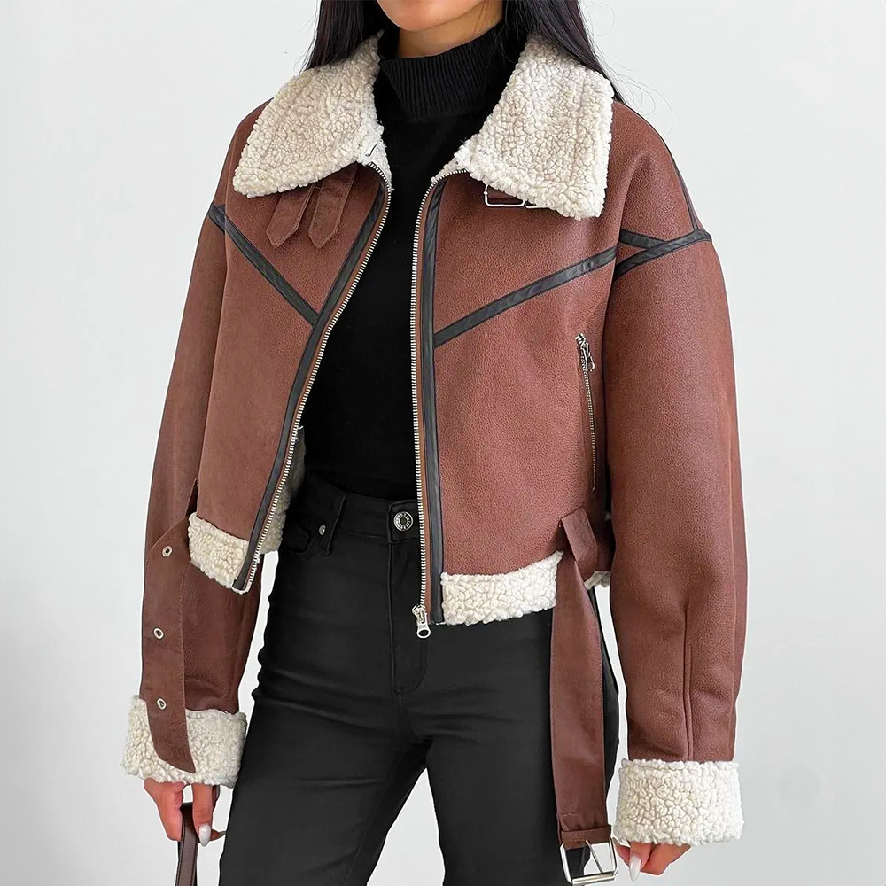 FEMMÉ COUTURE SHERPA EDGE JACKET