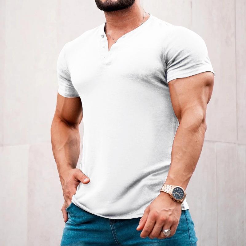 ARIUS MUSCLE-FIT HENLEY SHIRT