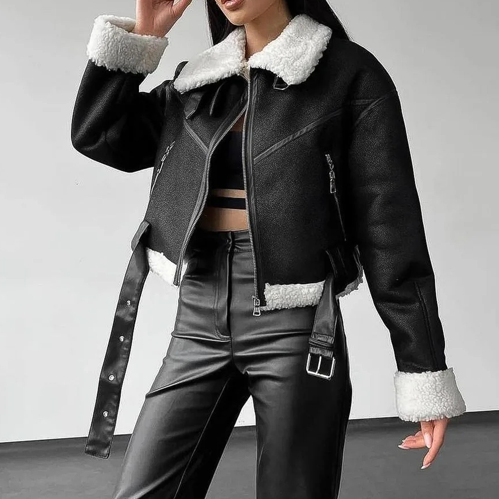 FEMMÉ COUTURE SHERPA EDGE JACKET