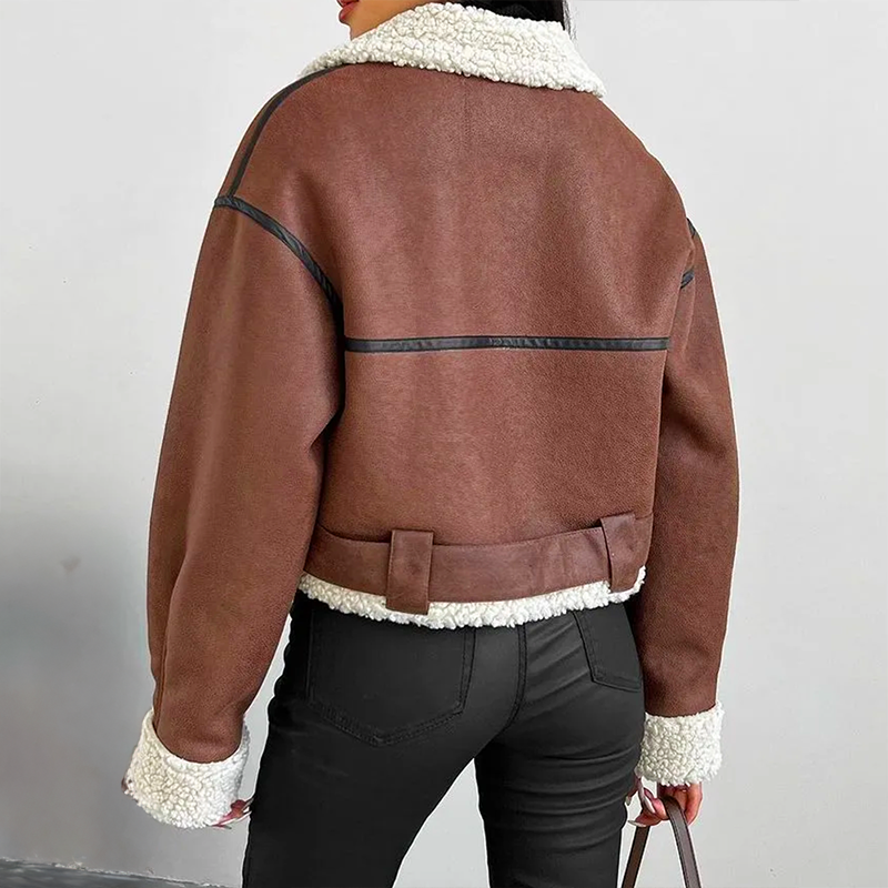 FEMMÉ COUTURE SHERPA EDGE JACKET