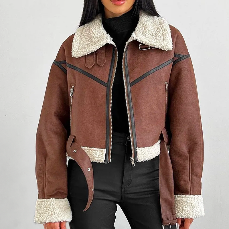 FEMMÉ COUTURE SHERPA EDGE JACKET