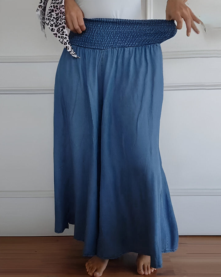 Evelyn™ - Wide Leg Pants with Elastic Waistband