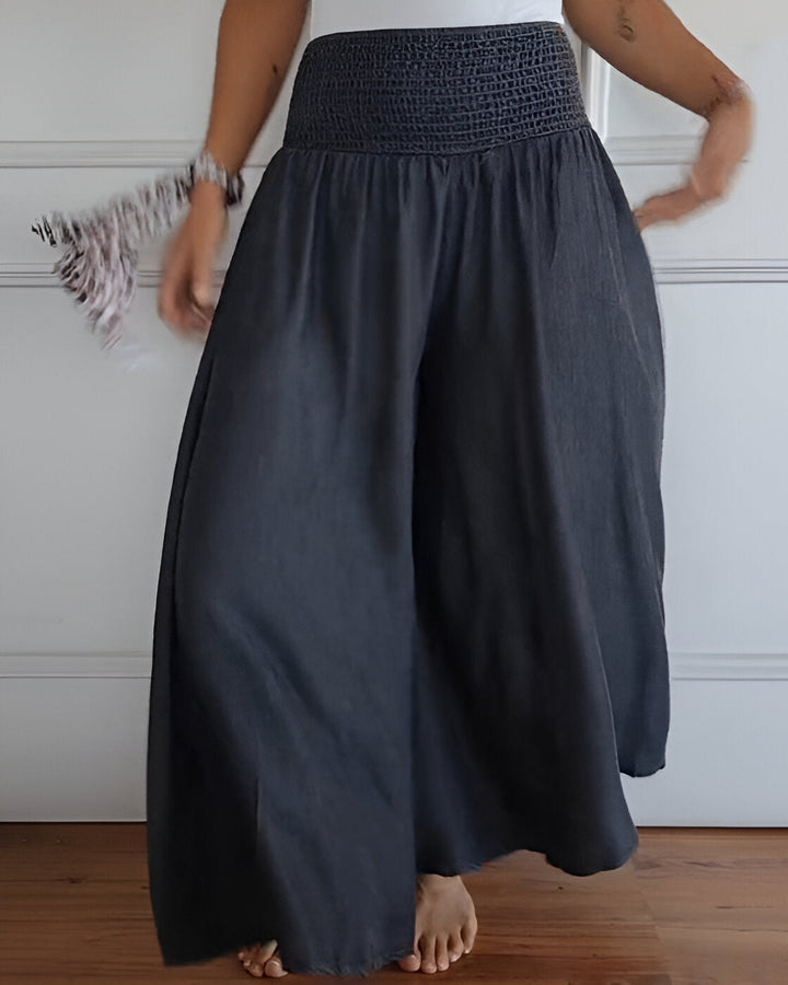 Evelyn™ - Wide Leg Pants with Elastic Waistband