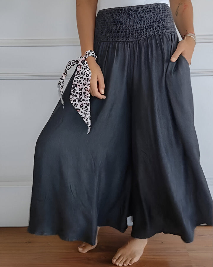 Evelyn™ - Wide Leg Pants with Elastic Waistband