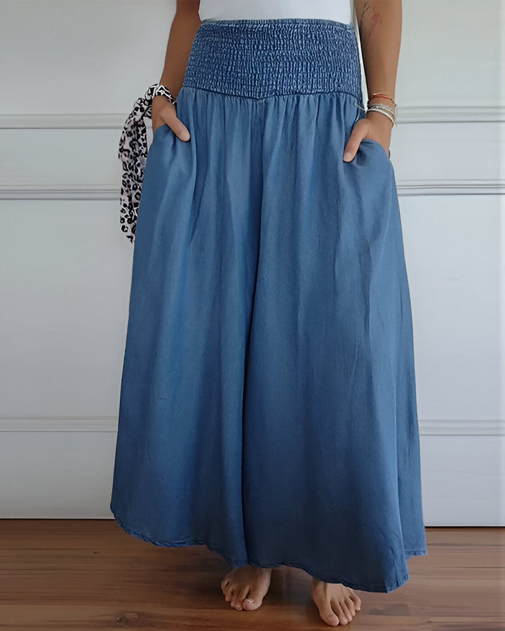 Evelyn™ - Wide Leg Pants with Elastic Waistband