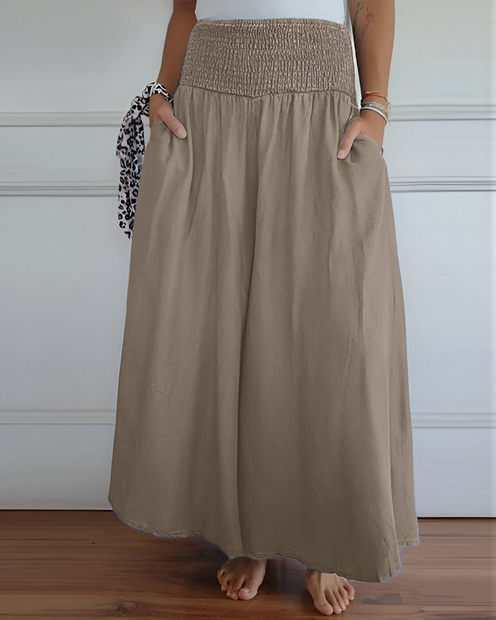 Evelyn™ - Wide Leg Pants with Elastic Waistband